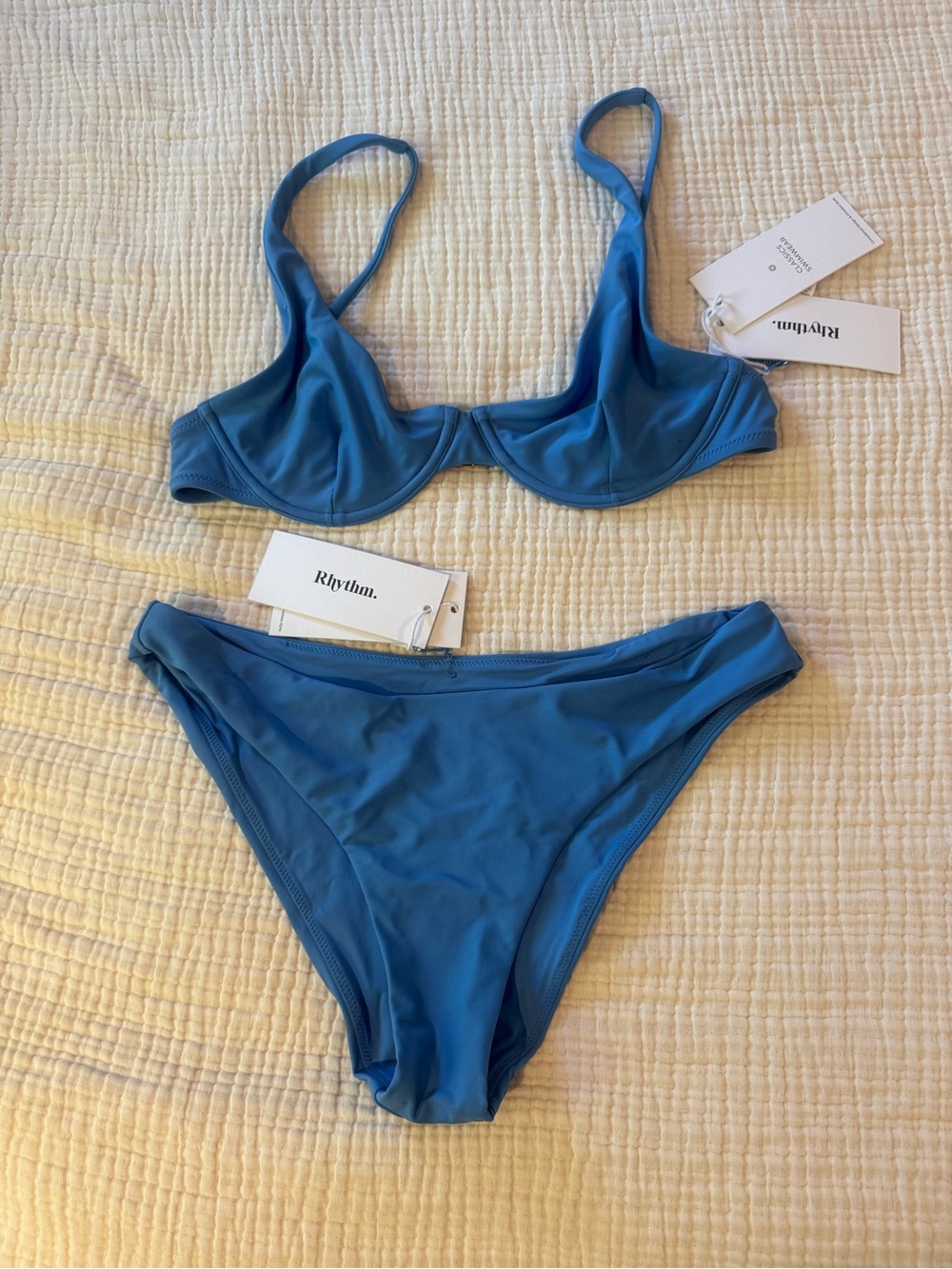 Rhythm Classic Blue Two-Piece Swim Set